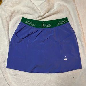 Fabletics Periwinkle and Green skirt with shorts